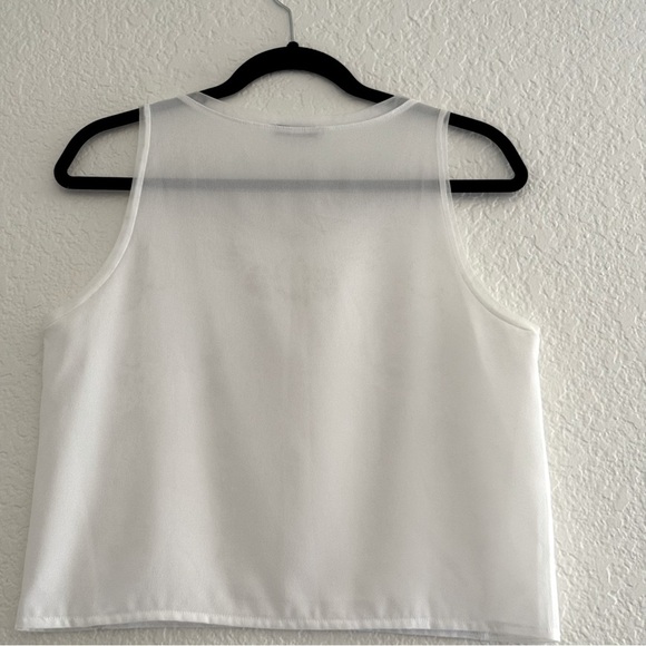 Zara Tank Top~Sm White - Picture 6 of 8